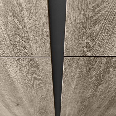 Quadratisches Stimmungs-Küchenbild